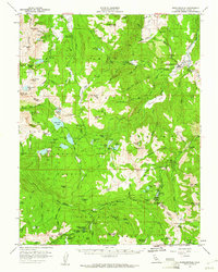 Markleeville 1956 topographic map thumbnail
