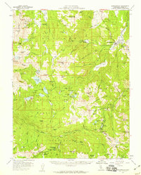 Markleeville 1956 topographic map thumbnail