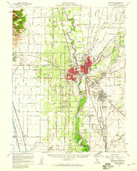 Marysville topographic map thumbnail