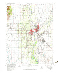 Marysville 1952 topographic map thumbnail