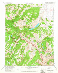 Matterhorn Peak 1956 topographic map thumbnail