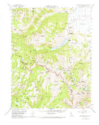 Matterhorn Peak 1956 topographic map preview