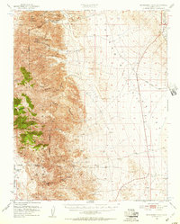 Maturango Peak 1951 topographic map thumbnail