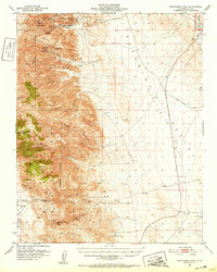 Maturango Peak 1951 topographic map thumbnail