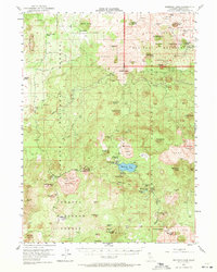 Medicine Lake 1952 topographic map thumbnail