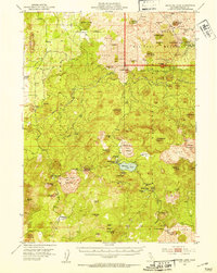 Medicine Lake 1952 topographic map thumbnail