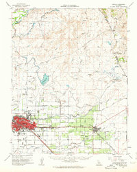Merced 1962 topographic map thumbnail