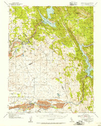 Merced Falls 1954 topographic map thumbnail