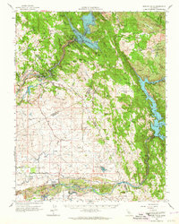 Merced Falls 1962 topographic map thumbnail