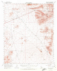 Mescal Range 1955 topographic map thumbnail