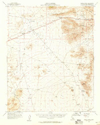 Mescal Range 1955 topographic map thumbnail
