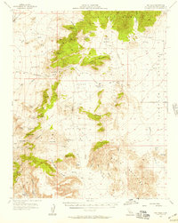 Mid Hills 1955 topographic map thumbnail