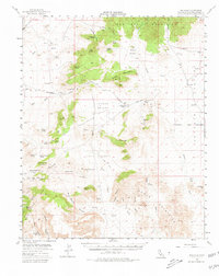 Mid Hills 1955 topographic map thumbnail
