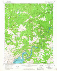 Millerton Lake 1965 topographic map thumbnail