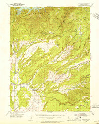 Millville 1953 topographic map preview