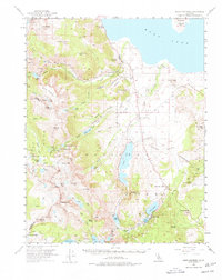 Mono Craters 1953 topographic map thumbnail