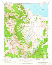 Mono Craters 1953 topographic map thumbnail