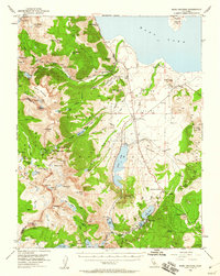 Mono Craters 1953 topographic map thumbnail