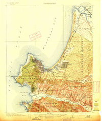Monterey 1913 topographic map thumbnail