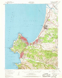 Monterey 1947 topographic map thumbnail