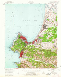 Monterey 1947 topographic map thumbnail