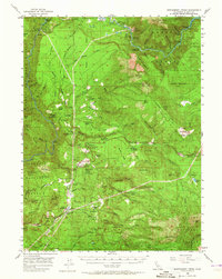 Montgomery Creek 1956 topographic map thumbnail