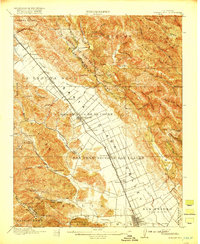 Morgan Hill 1917 topographic map thumbnail