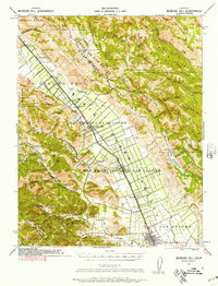 Morgan Hill 1939 topographic map thumbnail