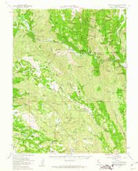 Morgan Valley 1958 topographic map thumbnail