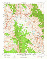 Mount Whitney 1956 topographic map thumbnail
