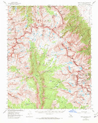 Mount Whitney 1967 topographic map thumbnail