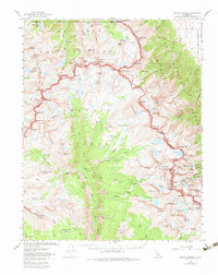 Mount Whitney 1967 topographic map thumbnail
