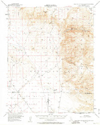 Mountain Springs Canyon 1953 topographic map thumbnail