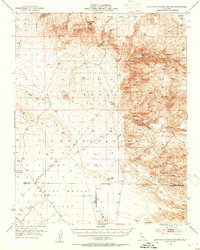 Mountain Springs Canyon 1953 topographic map thumbnail