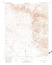 Mountain Springs Canyon 1953 topographic map thumbnail