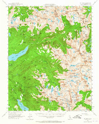 Mt. Abbot 1953 topographic map thumbnail