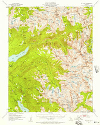 Mt. Abbot 1953 topographic map thumbnail