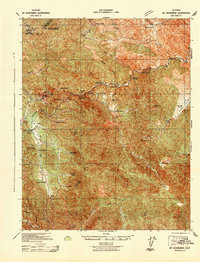 Mt. Boardman 1942 topographic map thumbnail