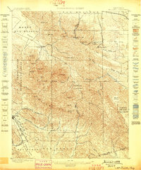 Mt. Diablo 1898 topographic map thumbnail