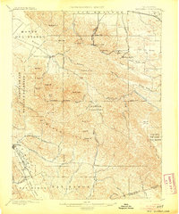 Mt. Diablo 1898 topographic map thumbnail