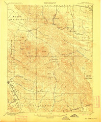 Mt. Diablo 1898 topographic map thumbnail