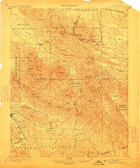 Mt. Diablo 1898 topographic map thumbnail