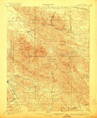 Mt. Diablo 1898 topographic map thumbnail