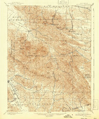 Mt. Diablo 1898 topographic map thumbnail