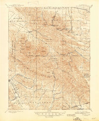 Mt. Diablo 1898 topographic map thumbnail