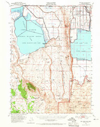 Mt Dome 1950 topographic map thumbnail