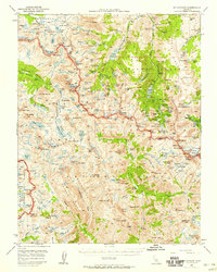 Mt. Goddard 1948 topographic map thumbnail