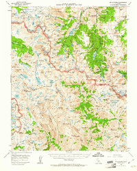 Mt. Goddard 1948 topographic map thumbnail