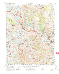 Mt. Goddard 1957 topographic map thumbnail