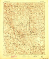 Mt. Hamilton 1897 topographic map thumbnail